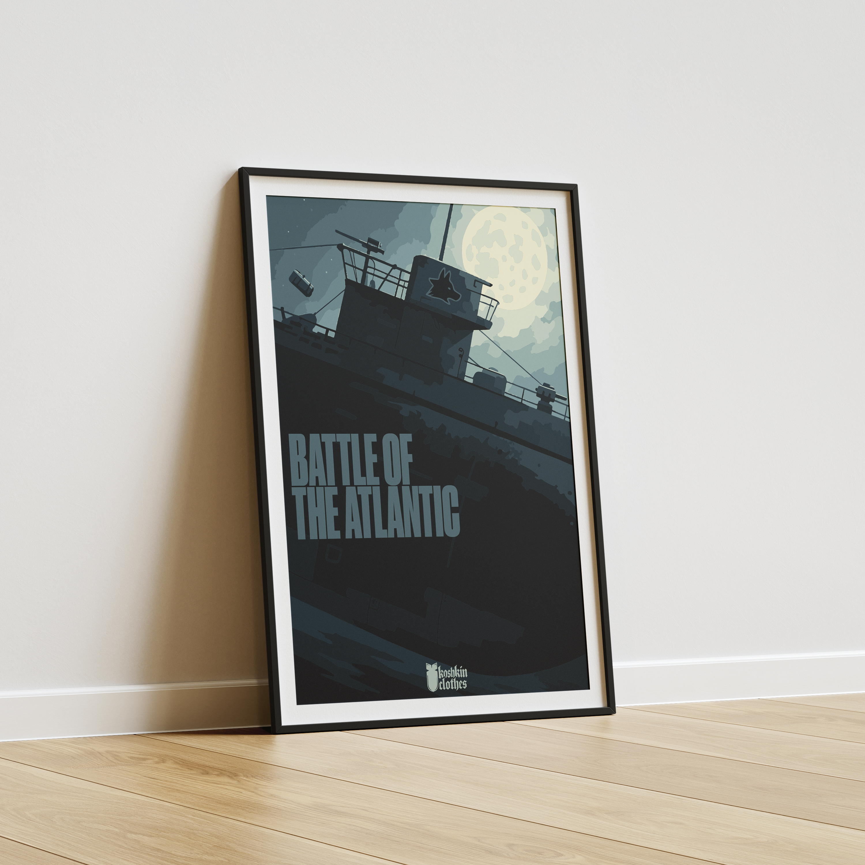The Battle of the Atlantic Uboat poster
